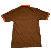 Akademiks Brown and Orange Polo Shirt (L)