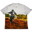 No Fear MX Motocross White Jersey T Shirt (2XL)