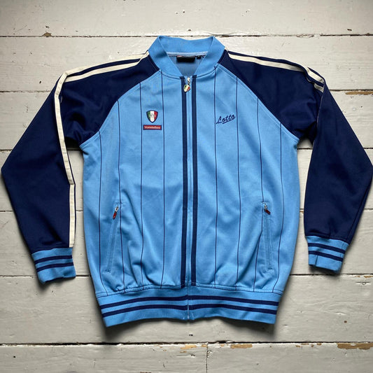 Lotto Blue and Navy Vintage Tracksuit Jacket