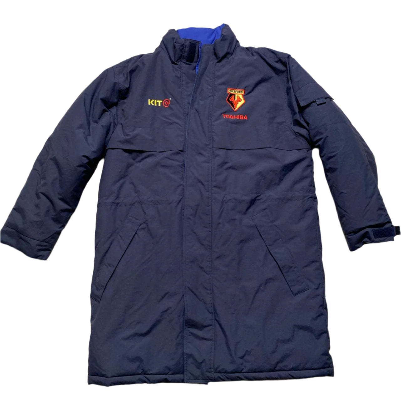 Watford Football Club Vintage 90’s Long Padded Jacket (L)