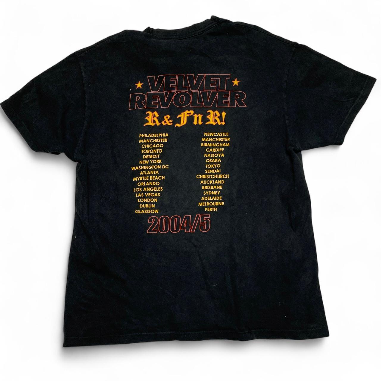 Black Velvet Revolver Vintage 2004 R & Fn R y2k Band T Shirt (M)