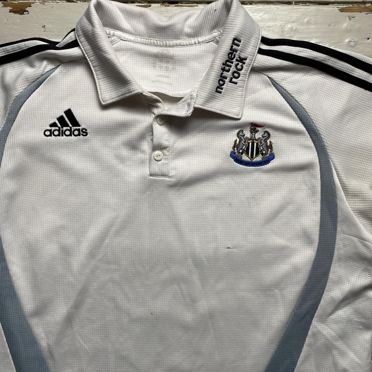 Newcastle United Adidas Predator Vintage White and Black Polo Shirt