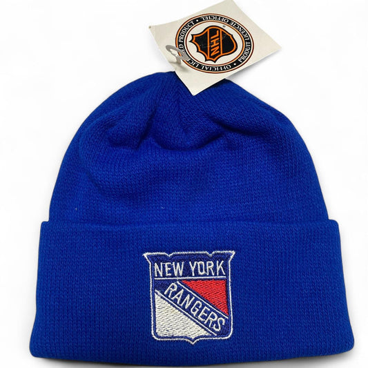 New York Rangers NHL Blue Vintage 90’s Beanie Hat