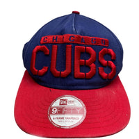 Chicago Cubs Blue and Red Snapback Cap