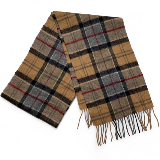 Barbour Nova Check Wool Scarf