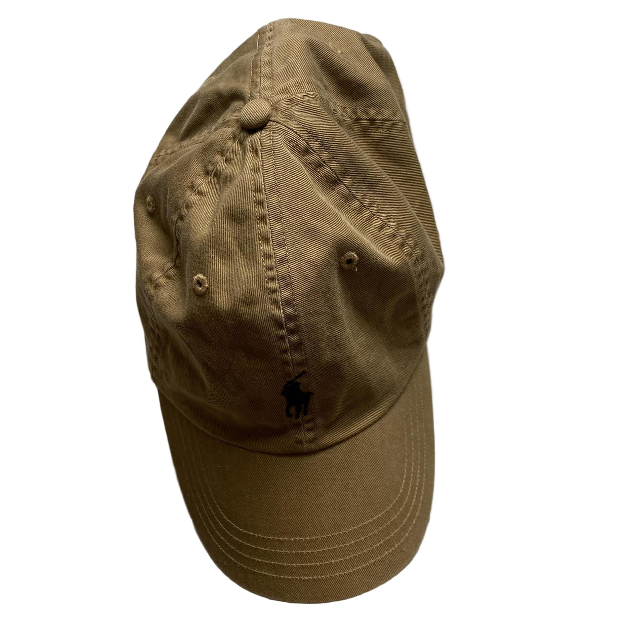 Polo Ralph Lauren Beige Cream and Olive Green Vintage Cap