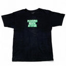 Pleasures Mental Attitude Black Green and White T Shirt (L)