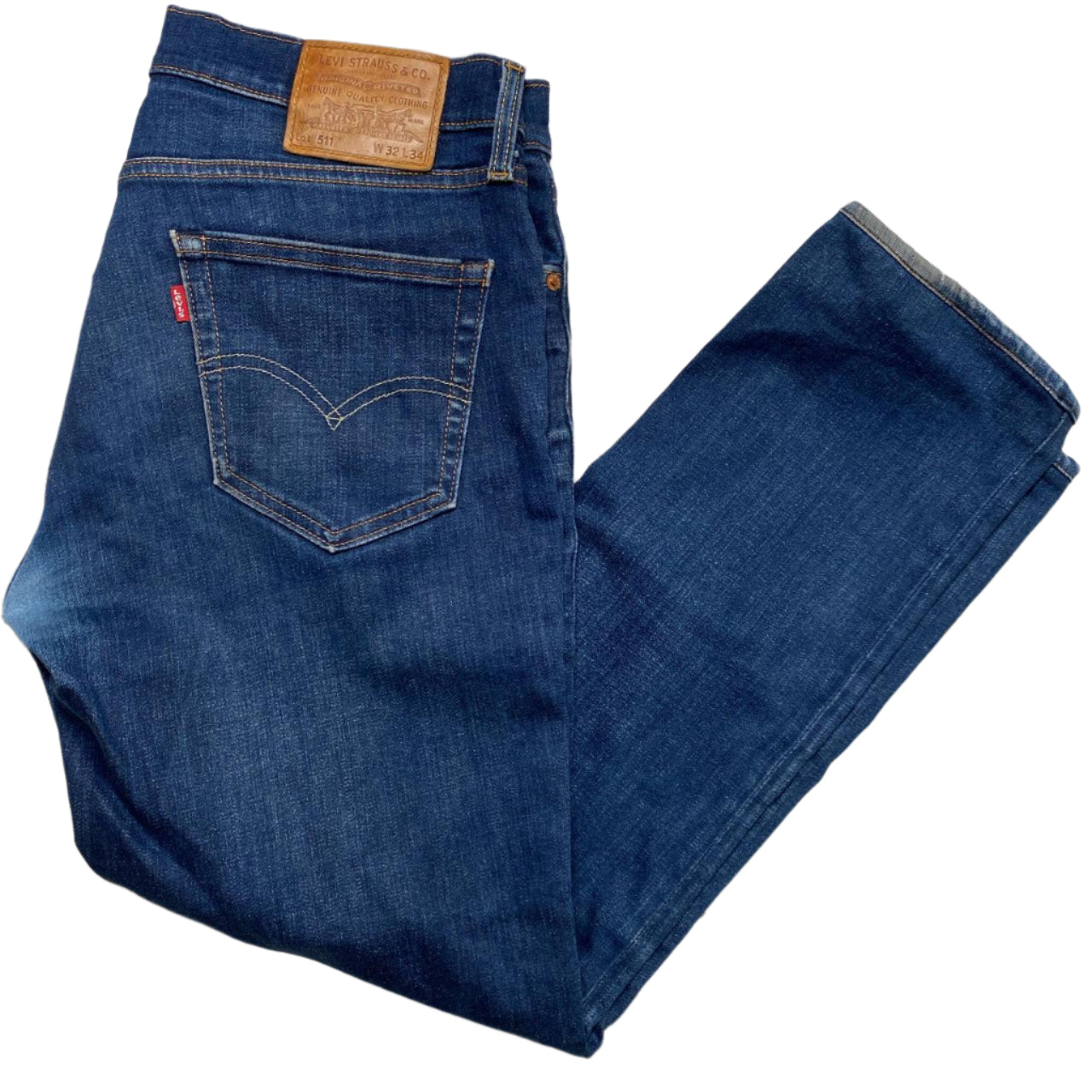 Levis 511 Dark Navy Slim Fit Jeans (32W)