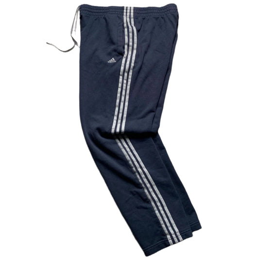 Adidas Premium Essentials Navy and Grey Baggy Joggers (XL)