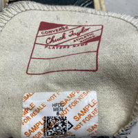Converse Off White Black and White High Tops (UK 6)