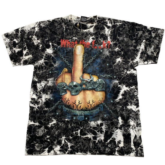Wild What the F*ck Middle Finger Grunge Vintage 90’s T Shirt (XL)