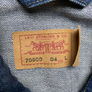 Levis 70500 Navy Vintage Comic Book Marvel Custom Denim Jacket (L)