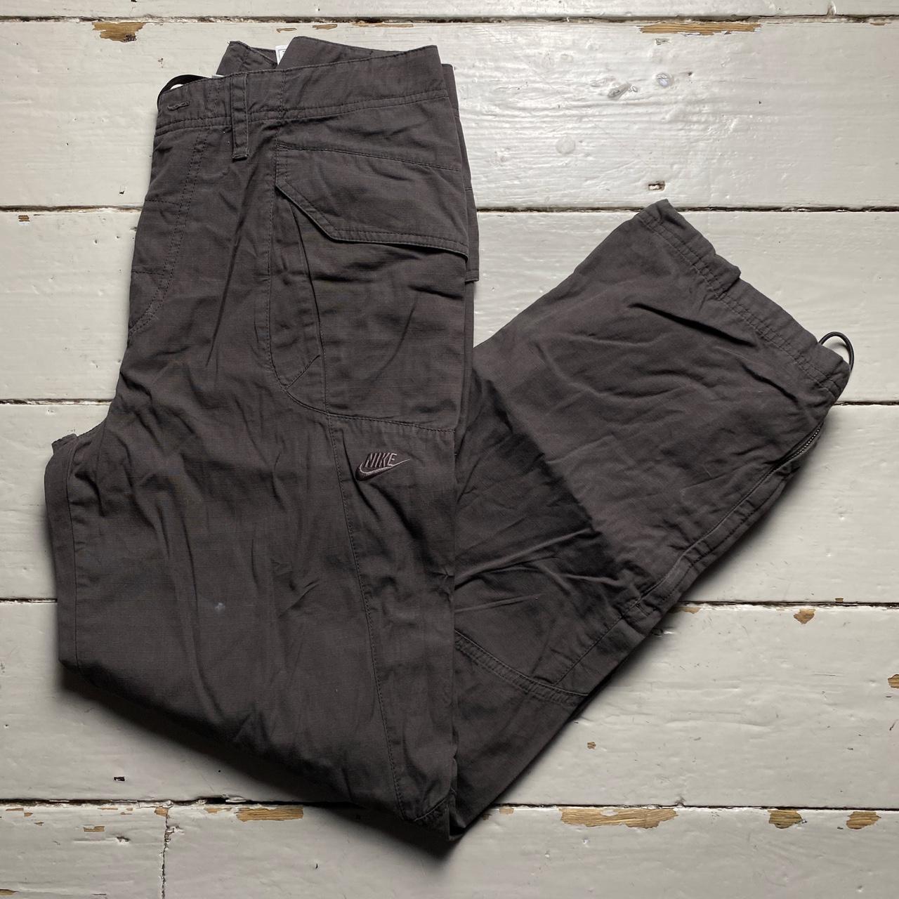 Nike Vintage Baggy Brown Cargo Combat Trousers