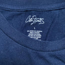 Navy Blue USA Womens T Shirt (L)