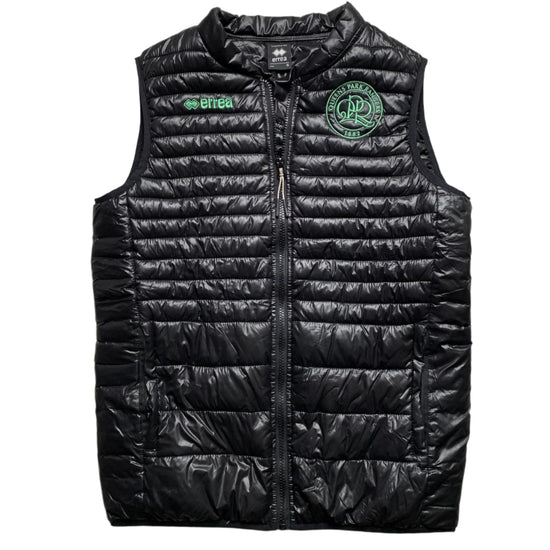 QPR Queens Park Rangers Black and Green Errea Gilet (S)