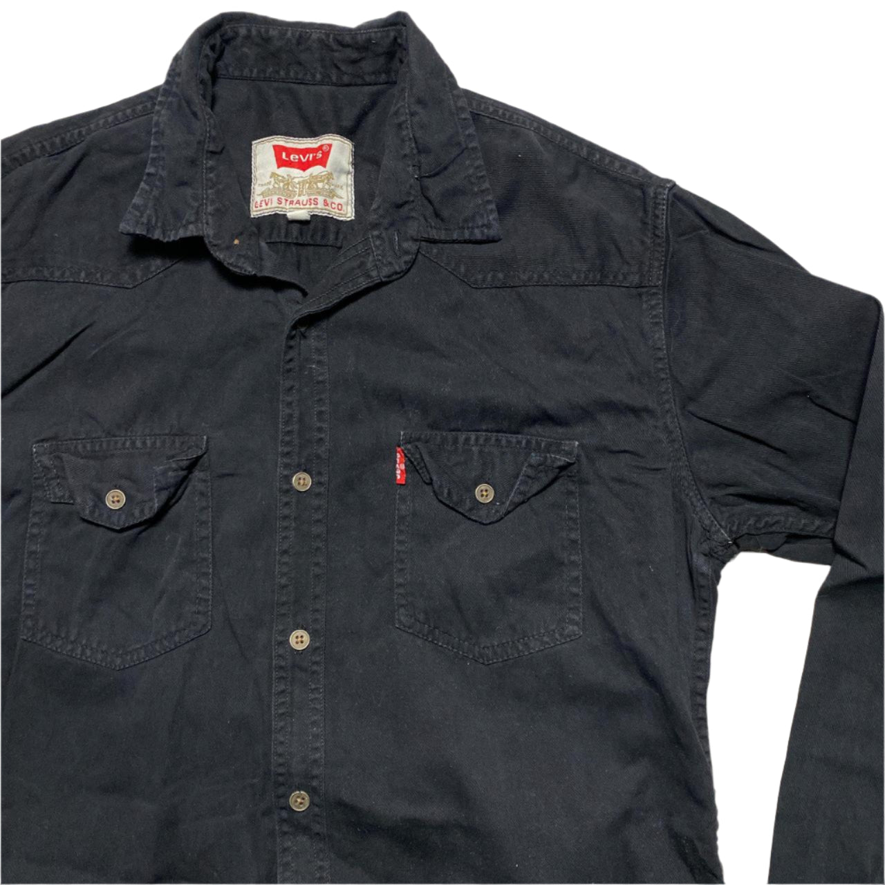 Levis Black Long Sleeve Shirt (L)