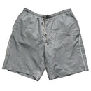 Nike Swoosh Silver Grey and White Shell Trackpant Shorts (XL)