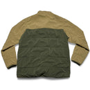 Patagonia Khaki Sand and Green Lightweight Puffer Jacket (XL)