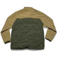 Patagonia Khaki Sand and Green Lightweight Puffer Jacket (XL)
