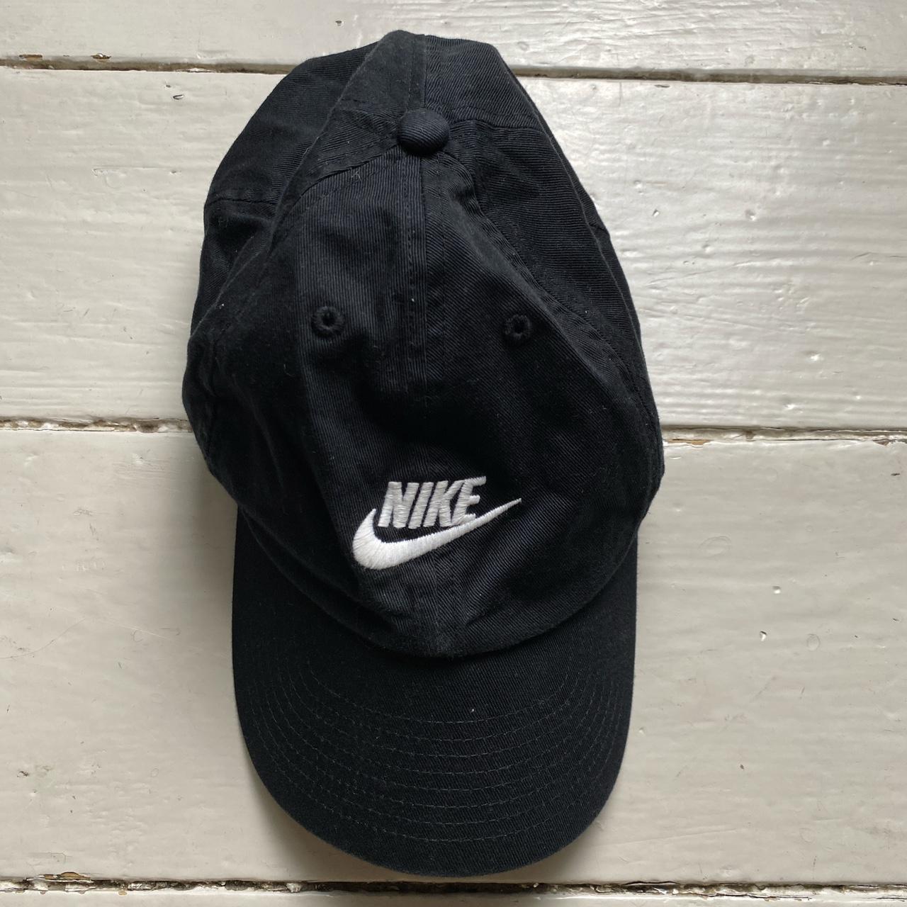 Nike Swoosh Black and White Cap