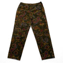 Talbots Vintage Suede Brushed Velvet Womens Floral Trousers (12)