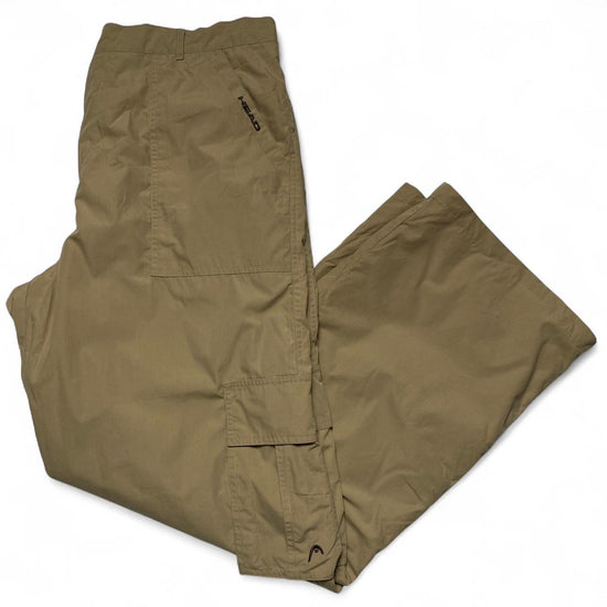 Head Tennis Vintage Trackpant Cargo Shell Bottoms Tan (XL)