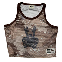 Clints Mesh Tank Top Camouflage Vest (M)