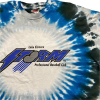 Lake Elsinore Storm Baseball Vintage 90’s Tie Dye T Shirt (2XL)