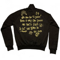 Dsquared Vintage Brown and Cream Zip Jumper (2XL)