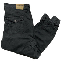 True Religion Grey Cargo Trousers (34W)