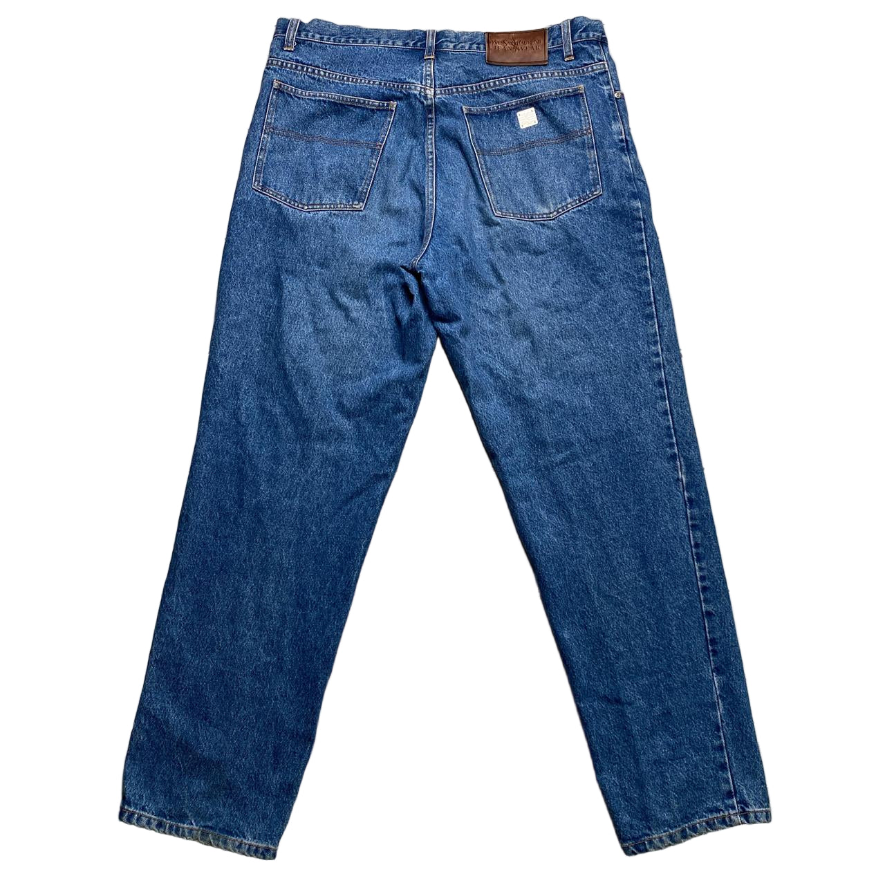 YSL Yves Saint Laurent Vintage Navy Baggy Jeans (38W)