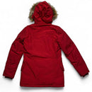 Woolrich Red Womens Fur Trim Parka Coat