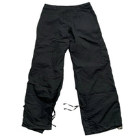 Nike Baggy Cargo Black and White Small Swoosh Bottoms (10)