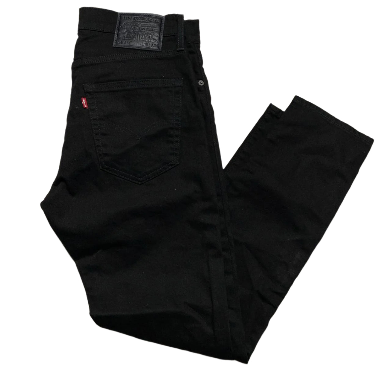 Levis 512 Slim Straight Triple Black and Red Jeans (31W)