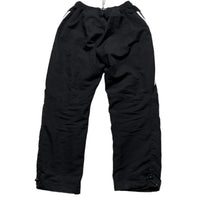 Adidas Black and White Baggy Trackpant Shell Bottoms (M)