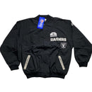 Los Angeles Raiders Reebok Vintage 90’s Black and White Bomber Jackets (M/L/XL)