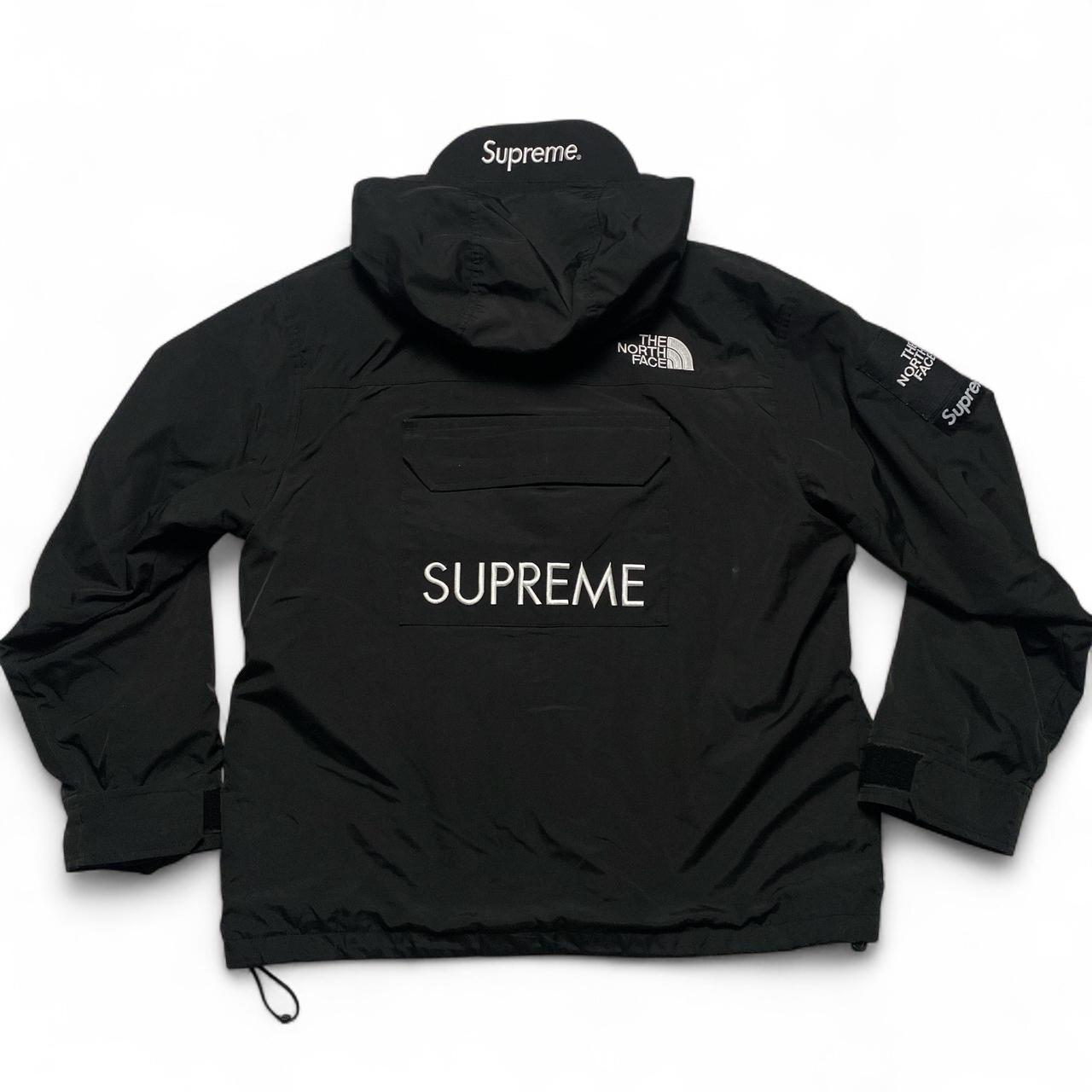 The North Face Supreme Black And White Cargo Windbreaker Militant Jacket