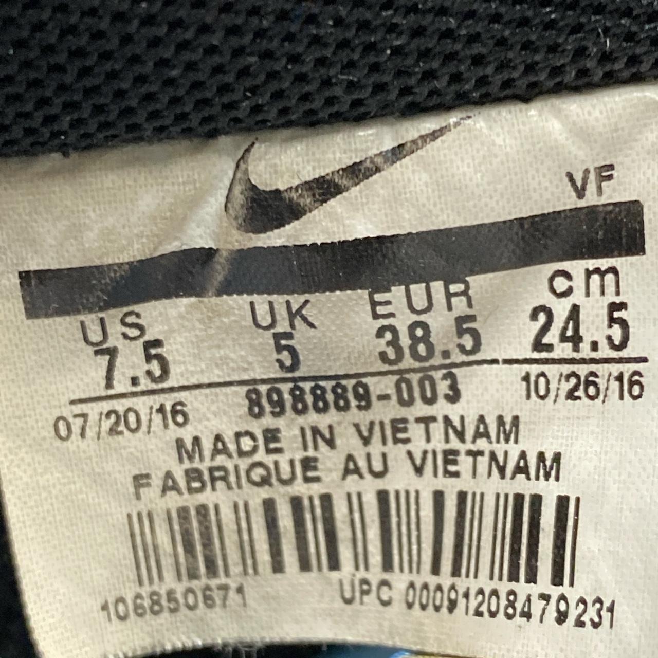 Nike Air Force 1 Brown and White Zebra Print Stripes Pony Hair (UK 5)