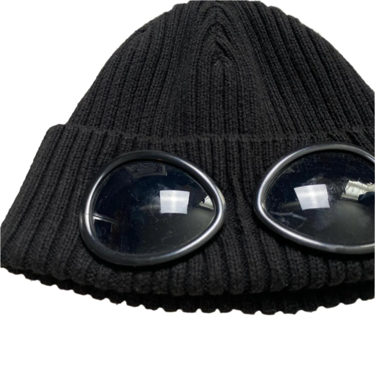 No Fear CP Goggle type Black Beanie Hat