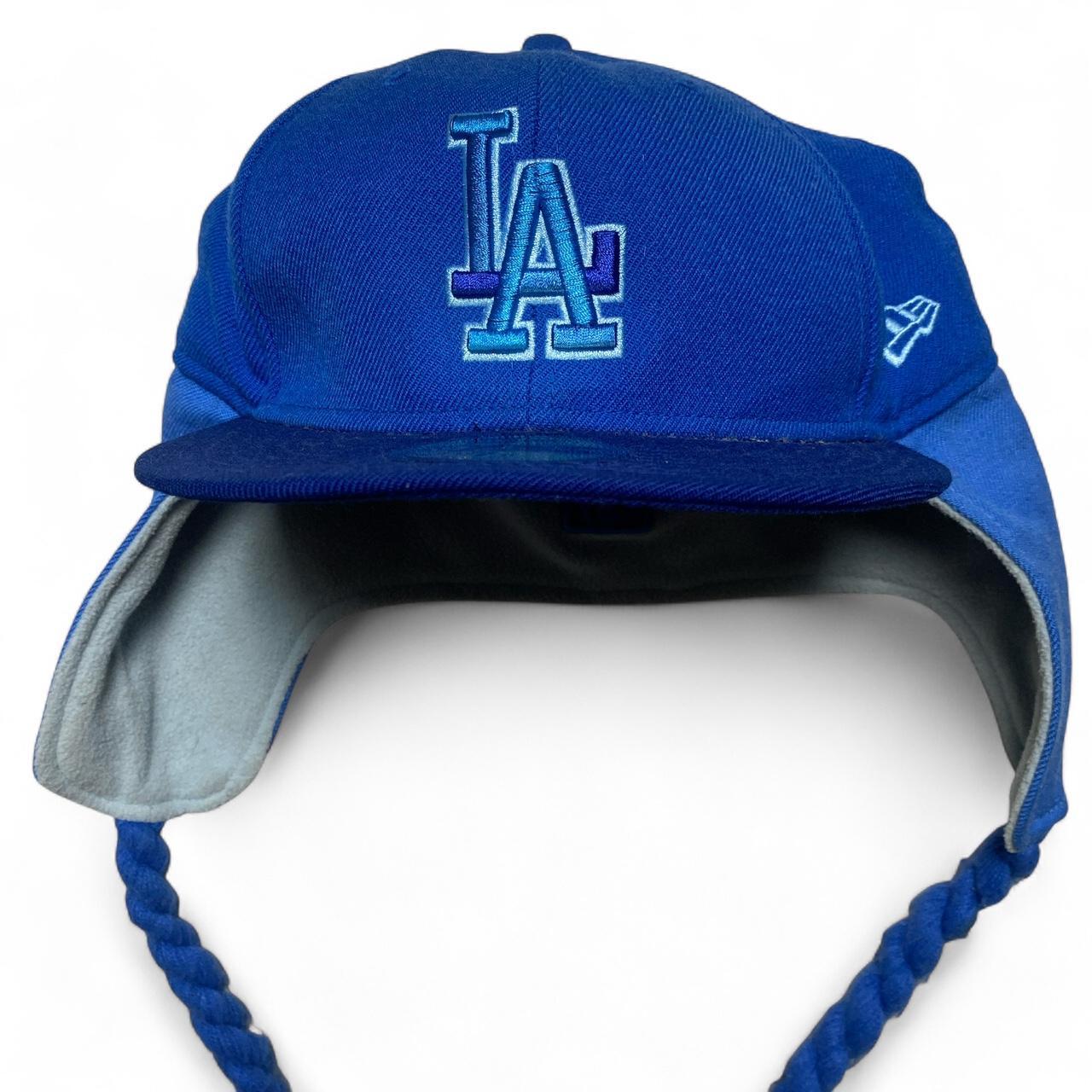 LA Dodgers Vintage Dog Ear Dappy Tassle Fitted Cap