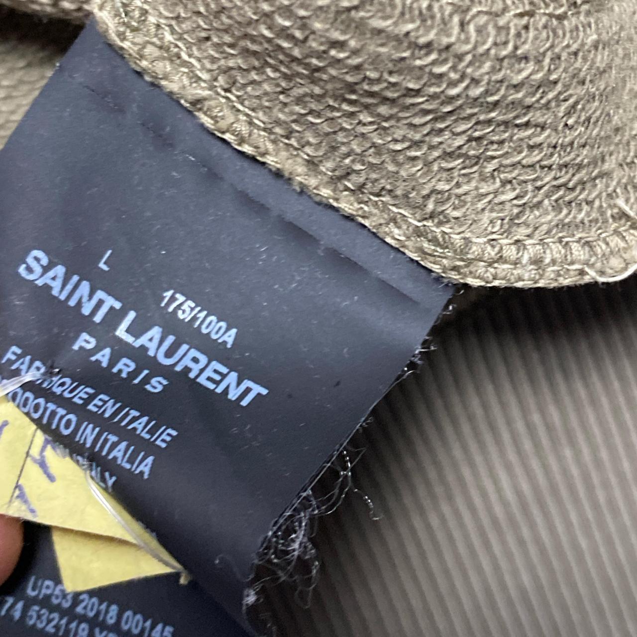 Saint Laurent Yves Saint Laurent Khaki Olive Green Hoodie (L)