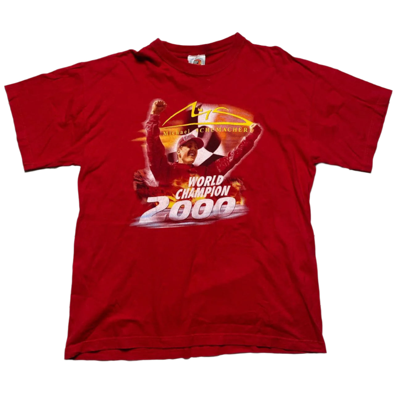 Michael Schumacher Vintage Formula 1 World Champion 2000 T Shirt (L)