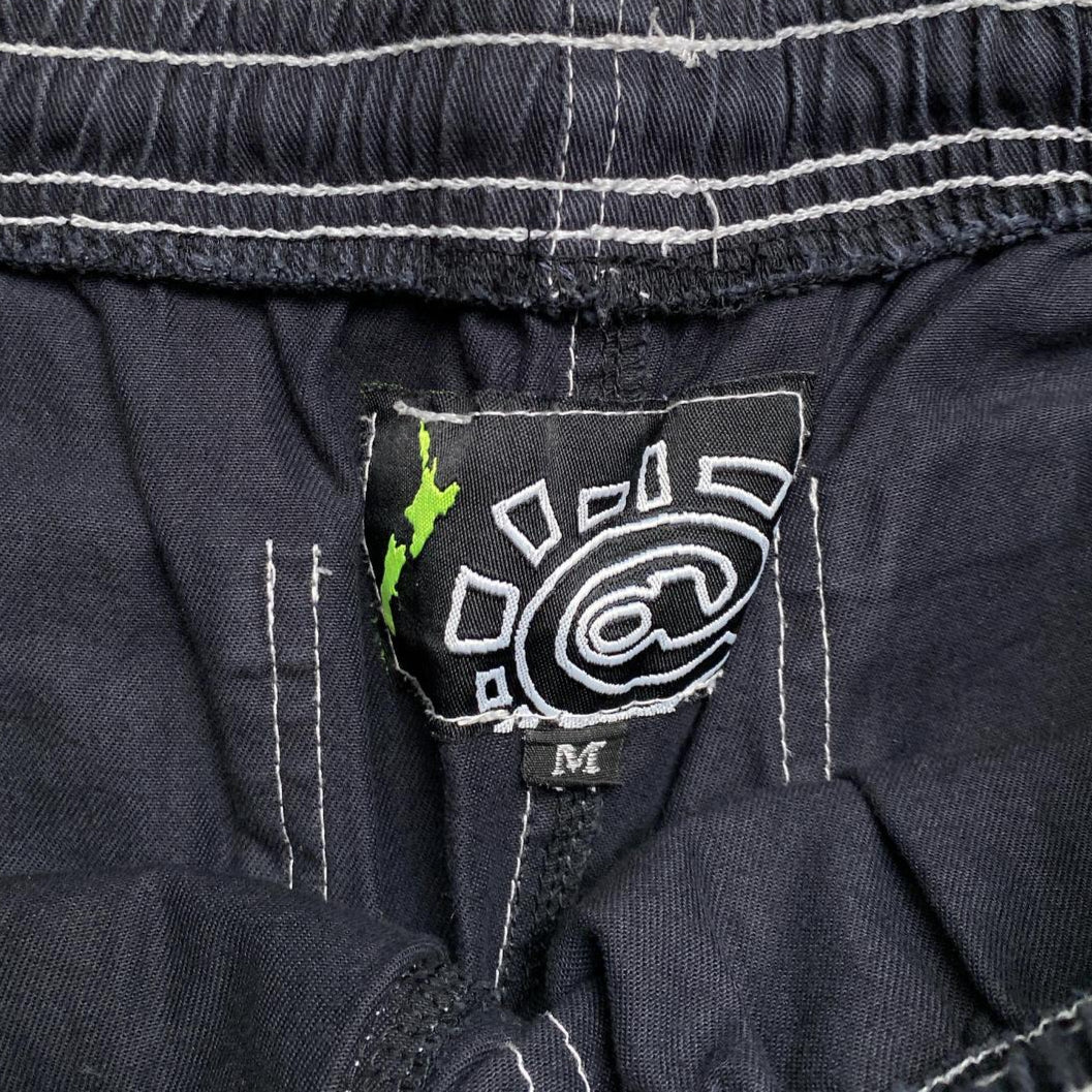 Always Do What You Should Do Black and White Cargo - Relaxed Skate Pants - Trousers (M)