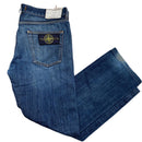 Stone Island Navy Baggy Jeans (32W)