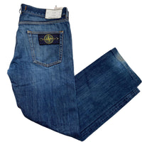 Stone Island Navy Baggy Jeans (32W)