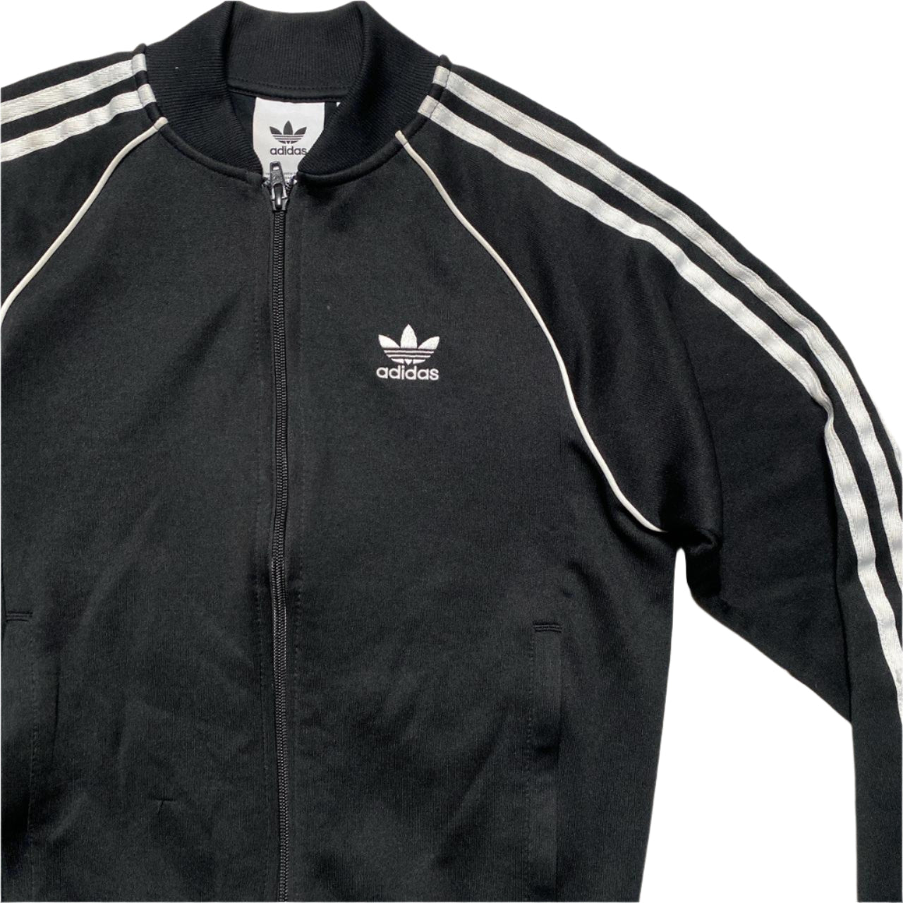Adidas SST Black and White Superstar Tracksuit Jacket (XS)