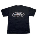 Places and Faces Corteiz Black ad Chrome T Shirt (M)