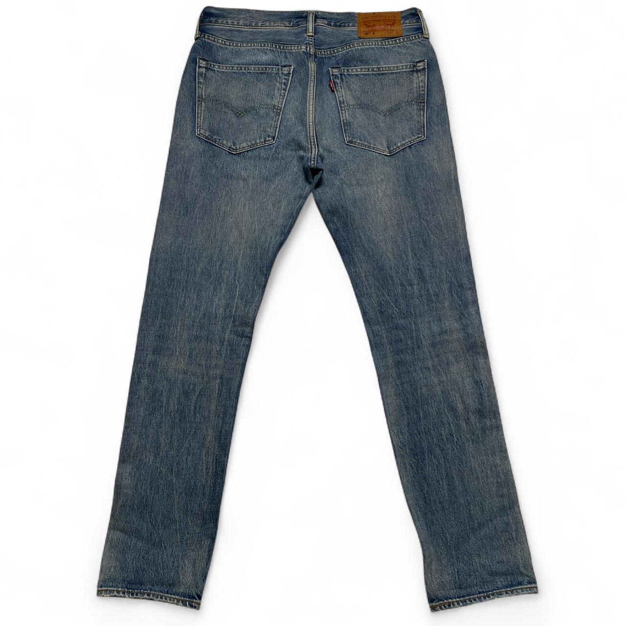 Levis 501 S Light Blue Stonewashed Jeans (32W)