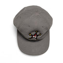 Nike y2k Vintage Grey Fleece Red Swoosh Cap
