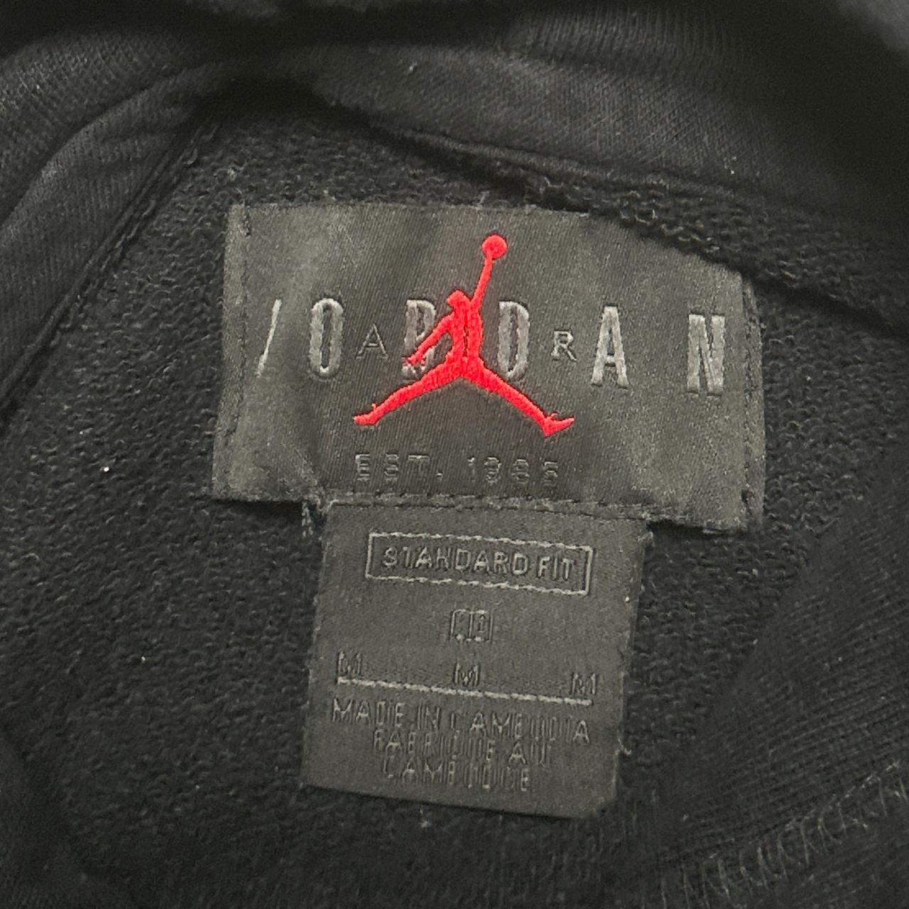 Nike Air Jordan Black and White Hoodie (M)